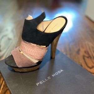 Pelle Moda Multi Color Heel